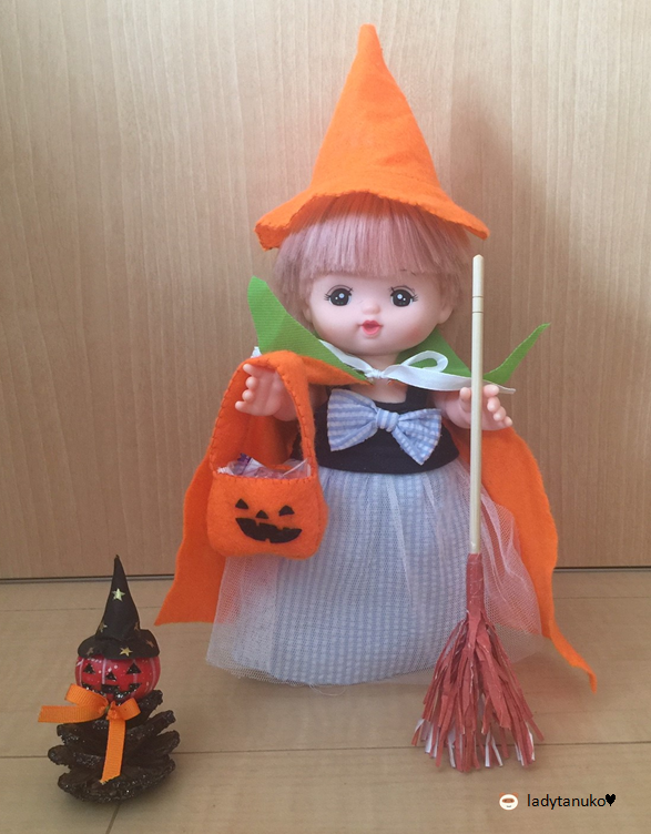 手作り】メルちゃんのハロウィン仮装: みん美の楽しく子育てライフ